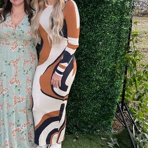 Lilyful long sleeve maxi dress